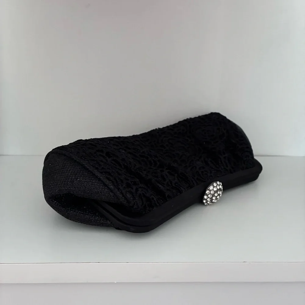 NWOT NANCY KYOTO Black Evening Bag